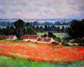 Coquelicots à Giverny Claude Monet paysage